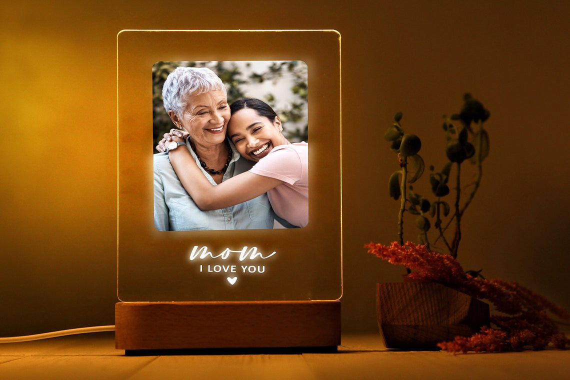 Foto-Nachtlicht als Muttertagsgeschenk - Geschenk für Mama