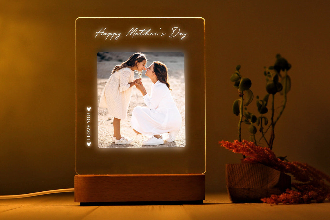 Foto-Nachtlicht als Muttertagsgeschenk - Geschenk für Mama