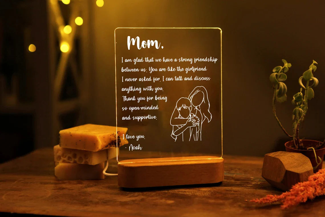 Customized Photo Night Light with Music