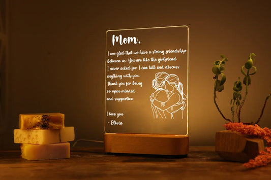 Customized Photo Night Light with Music