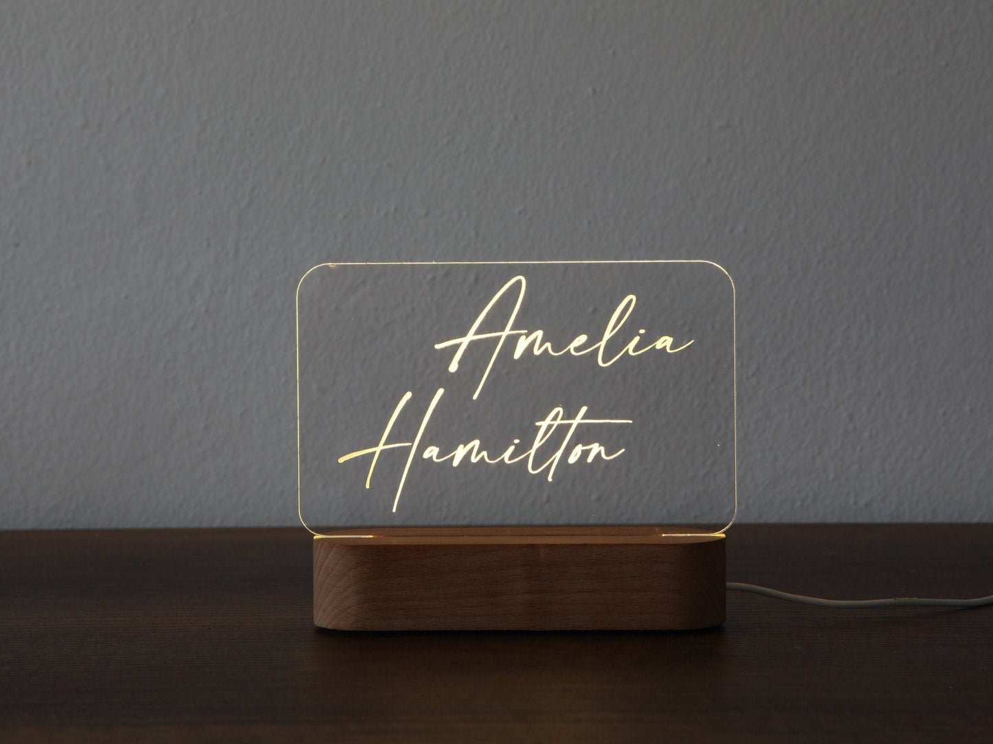 Individuelles Nachtlicht für Kinder – Weihnachtsgeschenk für Neffen