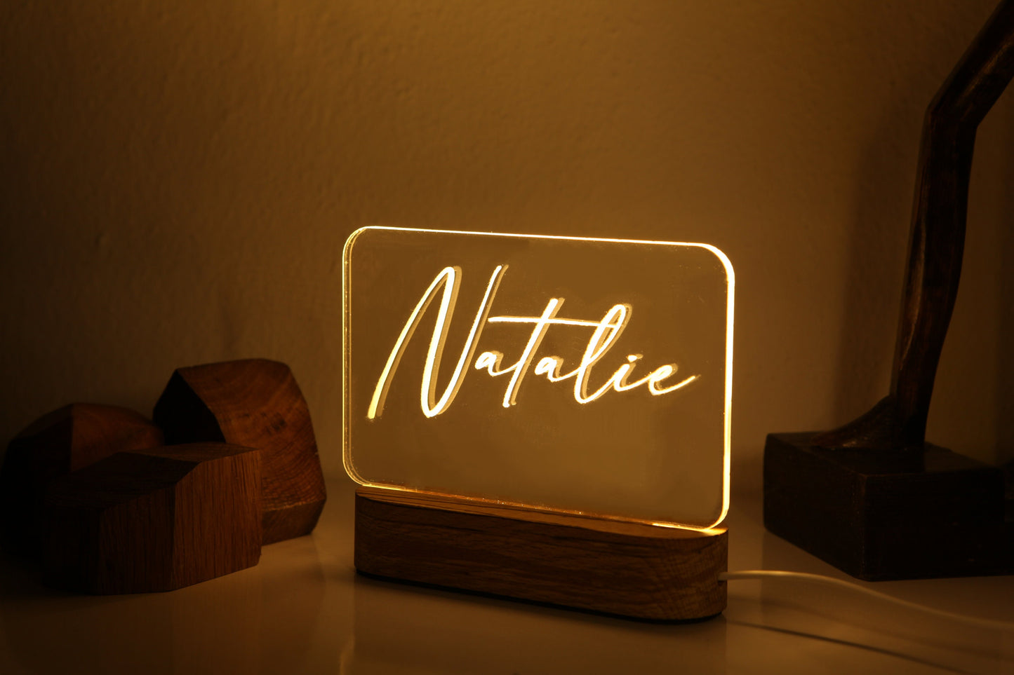 Individuelles Nachtlicht für Kinder – Weihnachtsgeschenk für Neffen