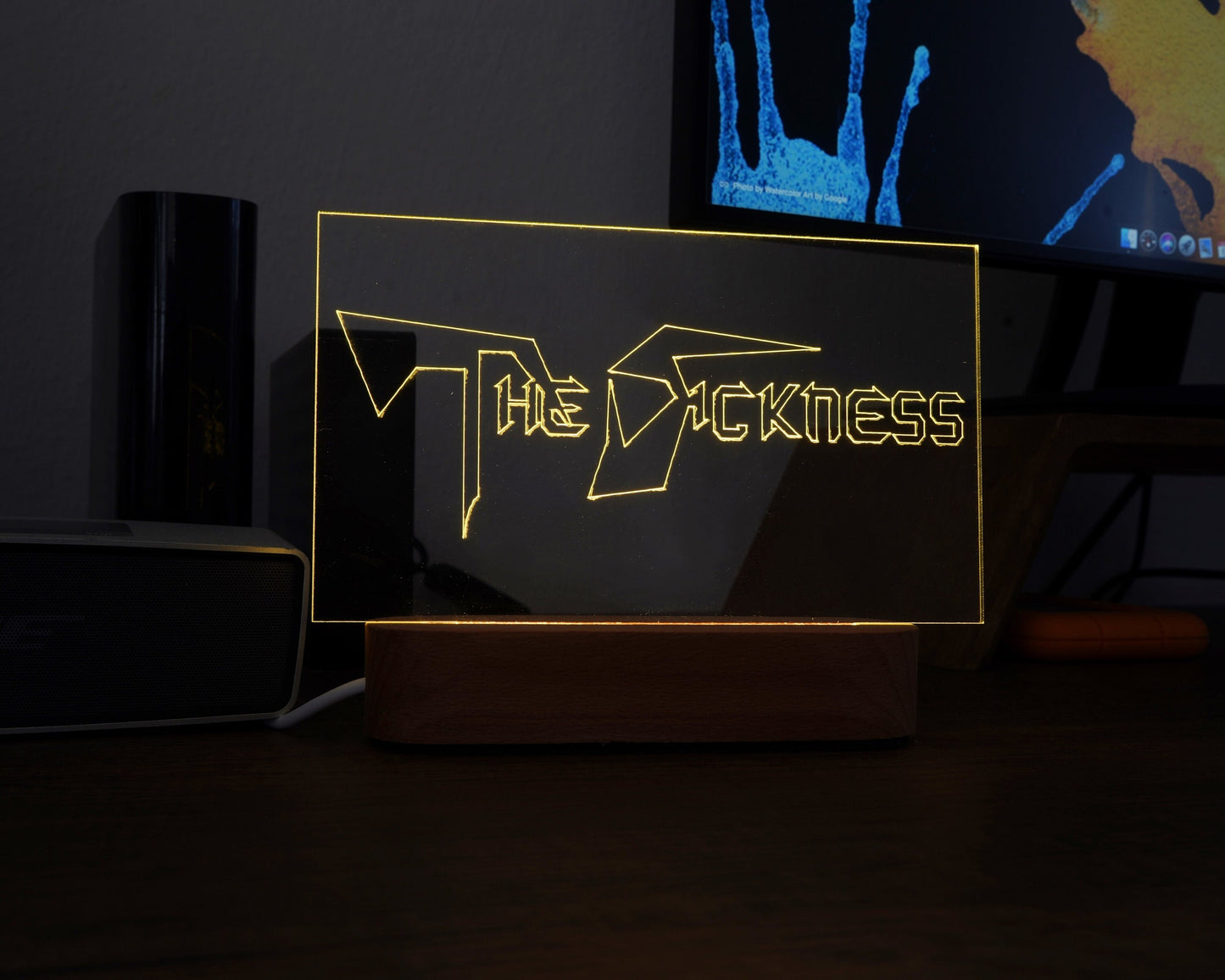 Gamer-Tag-Schild - Gamertag-Licht - LED-Gamertag - Individuelles Gaming-Schild