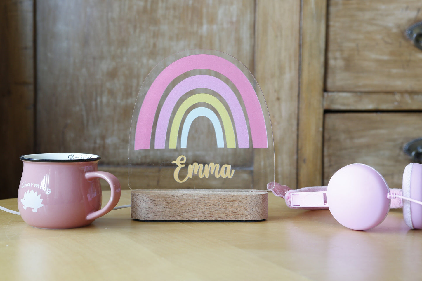 Benutzerdefinierte Regenbogen Kinderzimmer Nachtlicht - Regenbogen Kinderzimmer