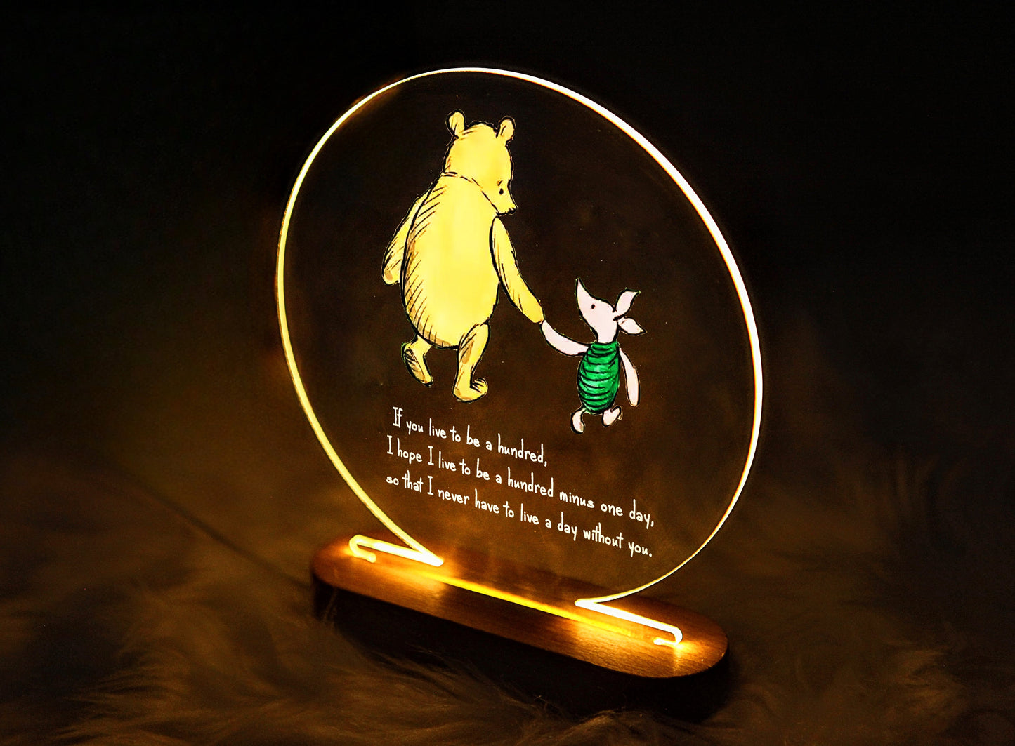 Winnie the Pooh as Baby Room Decoration - Kids Birthday Gift