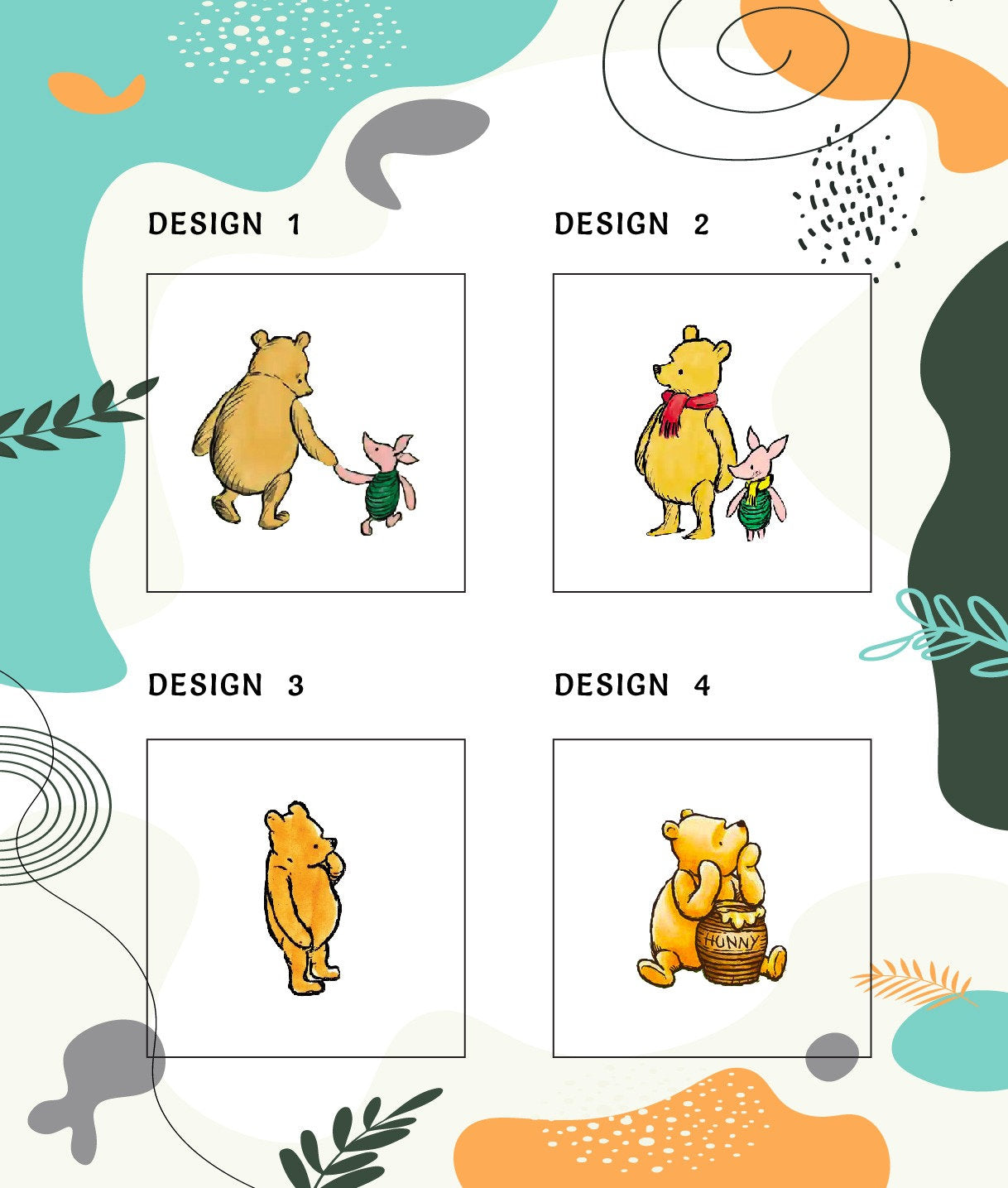 Winnie the Pooh as Baby Room Decoration - Kids Birthday Gift