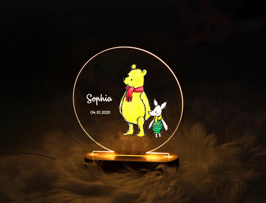 Winnie the Pooh as Baby Room Decoration - Kids Birthday Gift