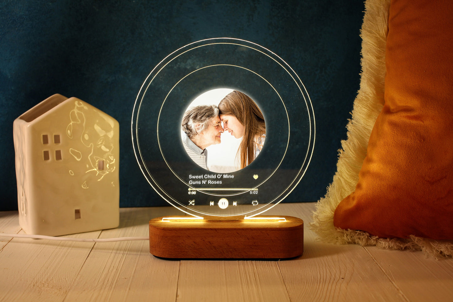 Custom Photo Song Plaque - Gift for Grandma - Unique Mother Gifts