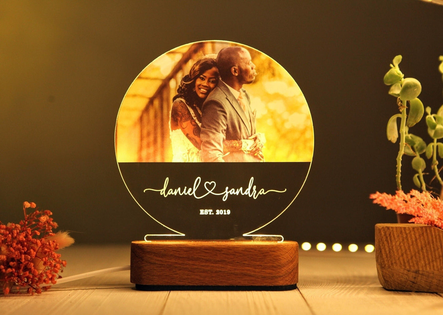 Personalisiertes Haustierfoto-Geschenk - Personalisiertes Haustiergeschenk - Personalisiertes Foto-Nachtlicht