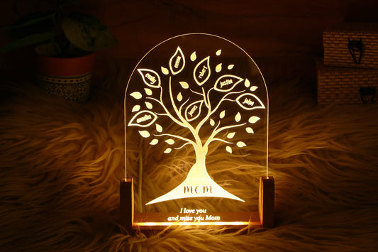 Mom's Christmas Gift, Family Tree Keepsake,