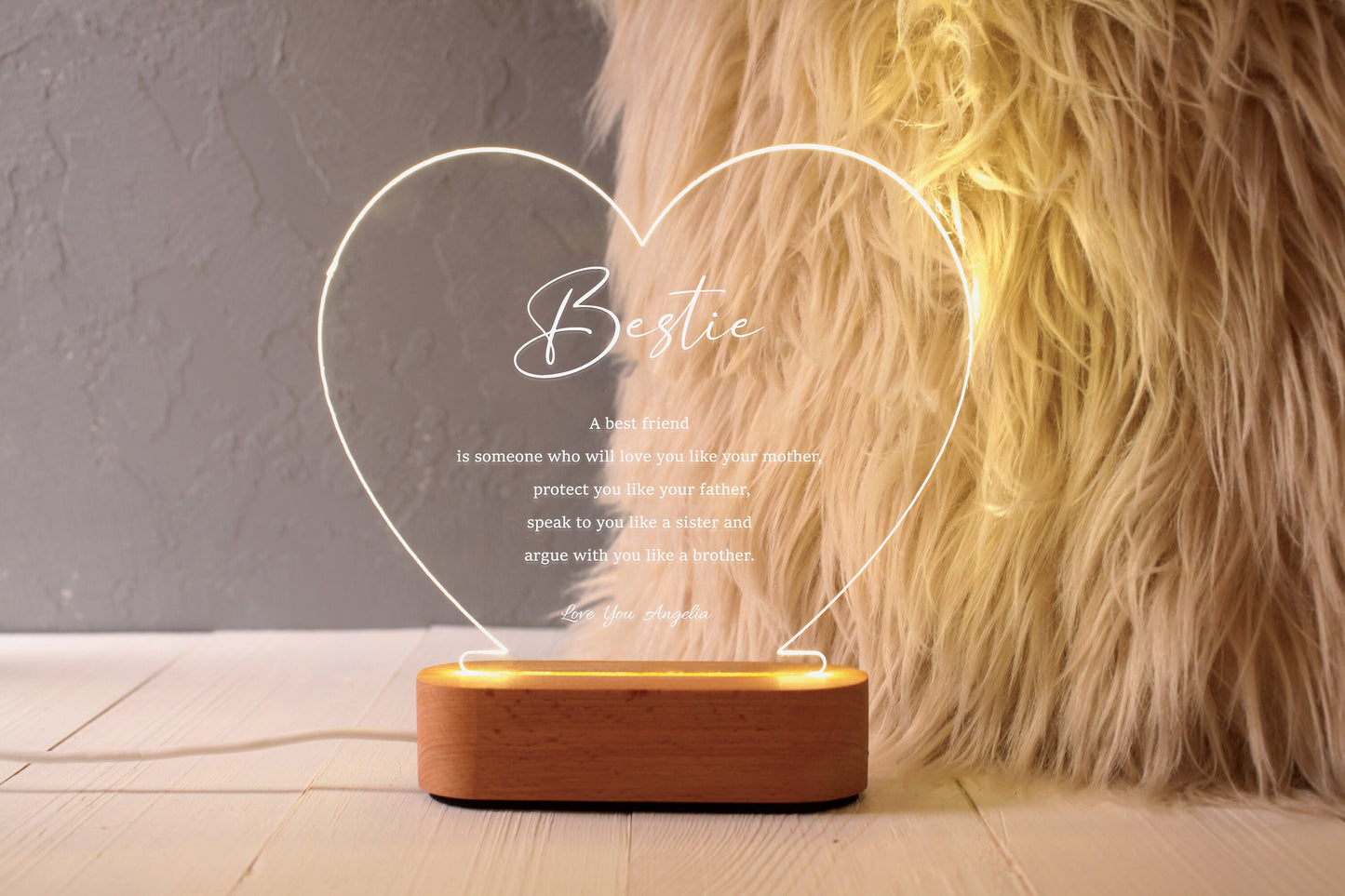 Personalisiertes Geschenk für die Schwester - Schwestergeschenk - Geschenk für die beste Freundin - Geburtstagsgeschenk der Schwester