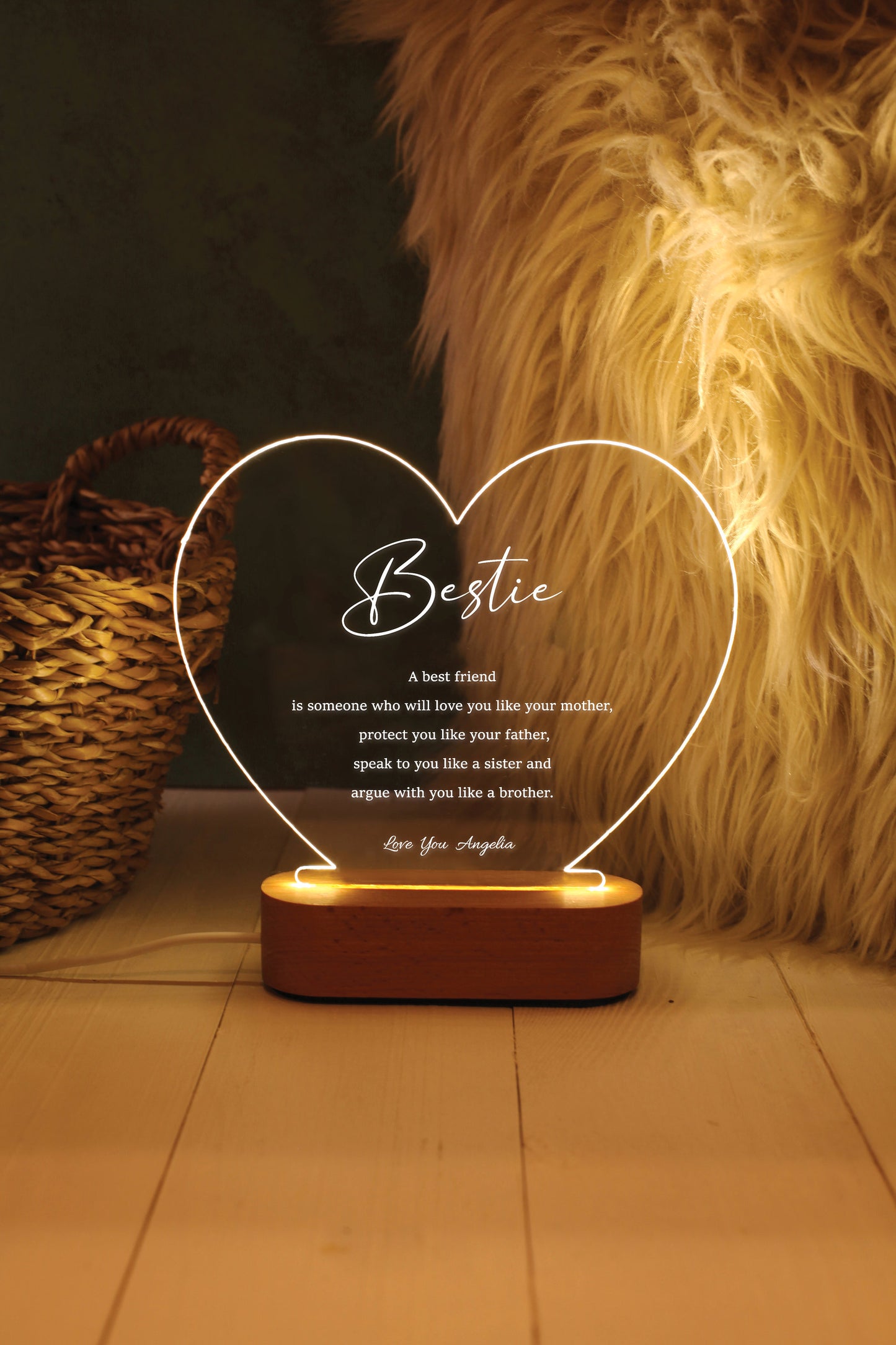 Personalisiertes Geschenk für die Schwester - Schwestergeschenk - Geschenk für die beste Freundin - Geburtstagsgeschenk der Schwester