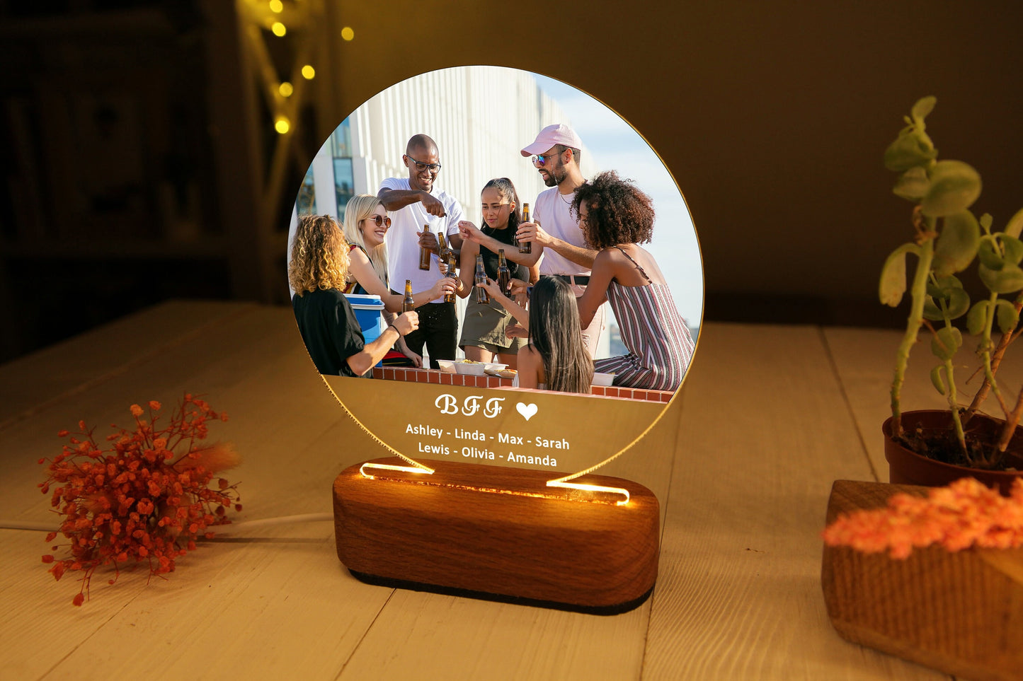 Personalisiertes Haustierfoto-Geschenk - Personalisiertes Haustiergeschenk - Personalisiertes Foto-Nachtlicht