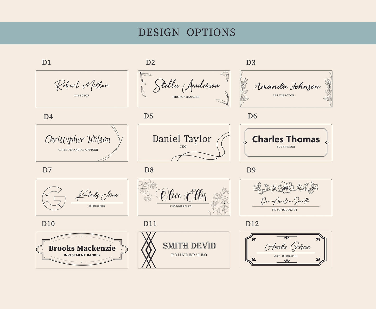 Custom Name Sign - Professional Gift - Promotion Gifts - New Job - Personalized Name Plate