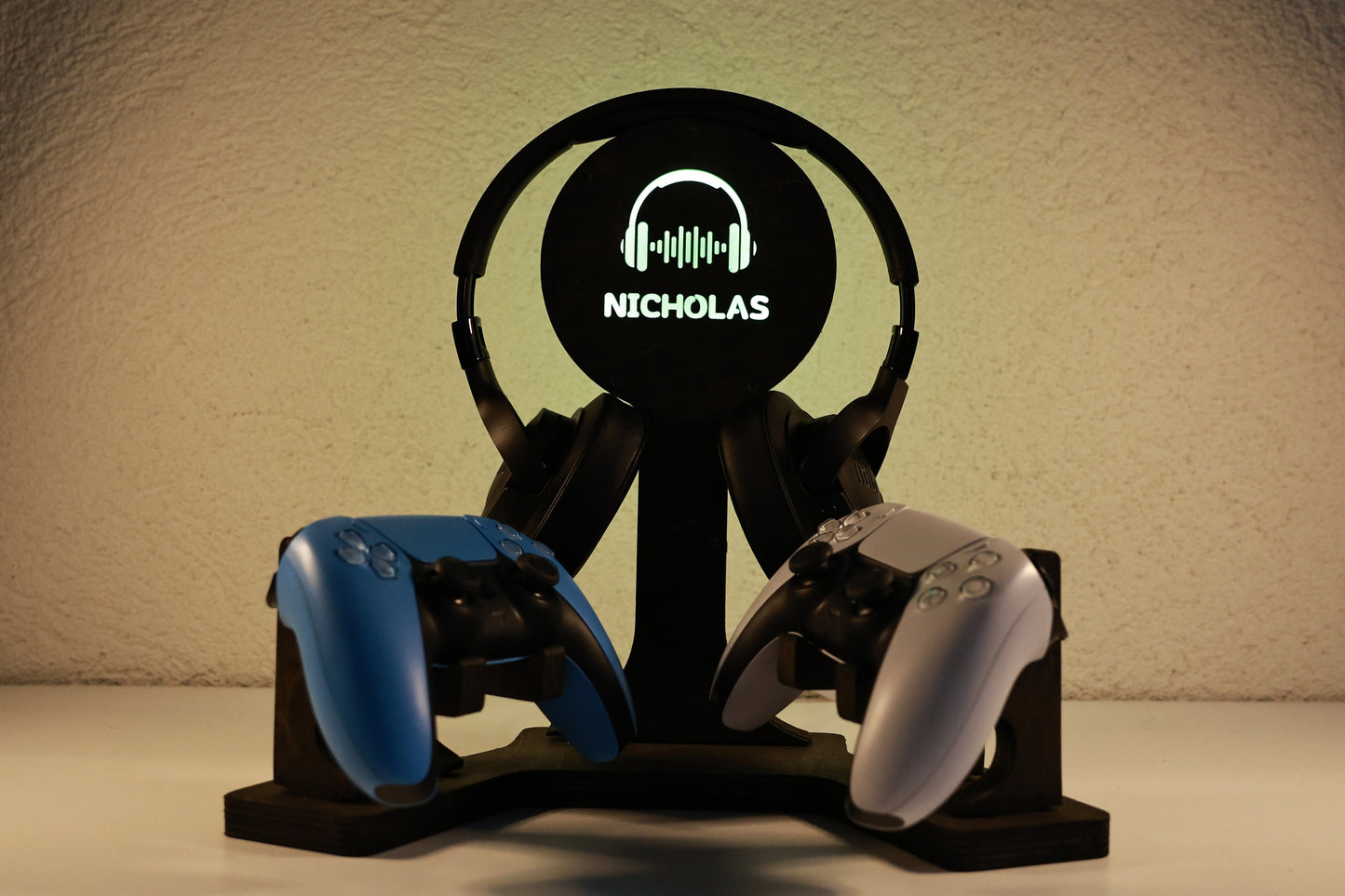 Personalized Controller Stand, Headphone Holder, Man Gifts, Boyfriend Birthday Gift, Husband Anniversary Gift, Brother Gift from Sister