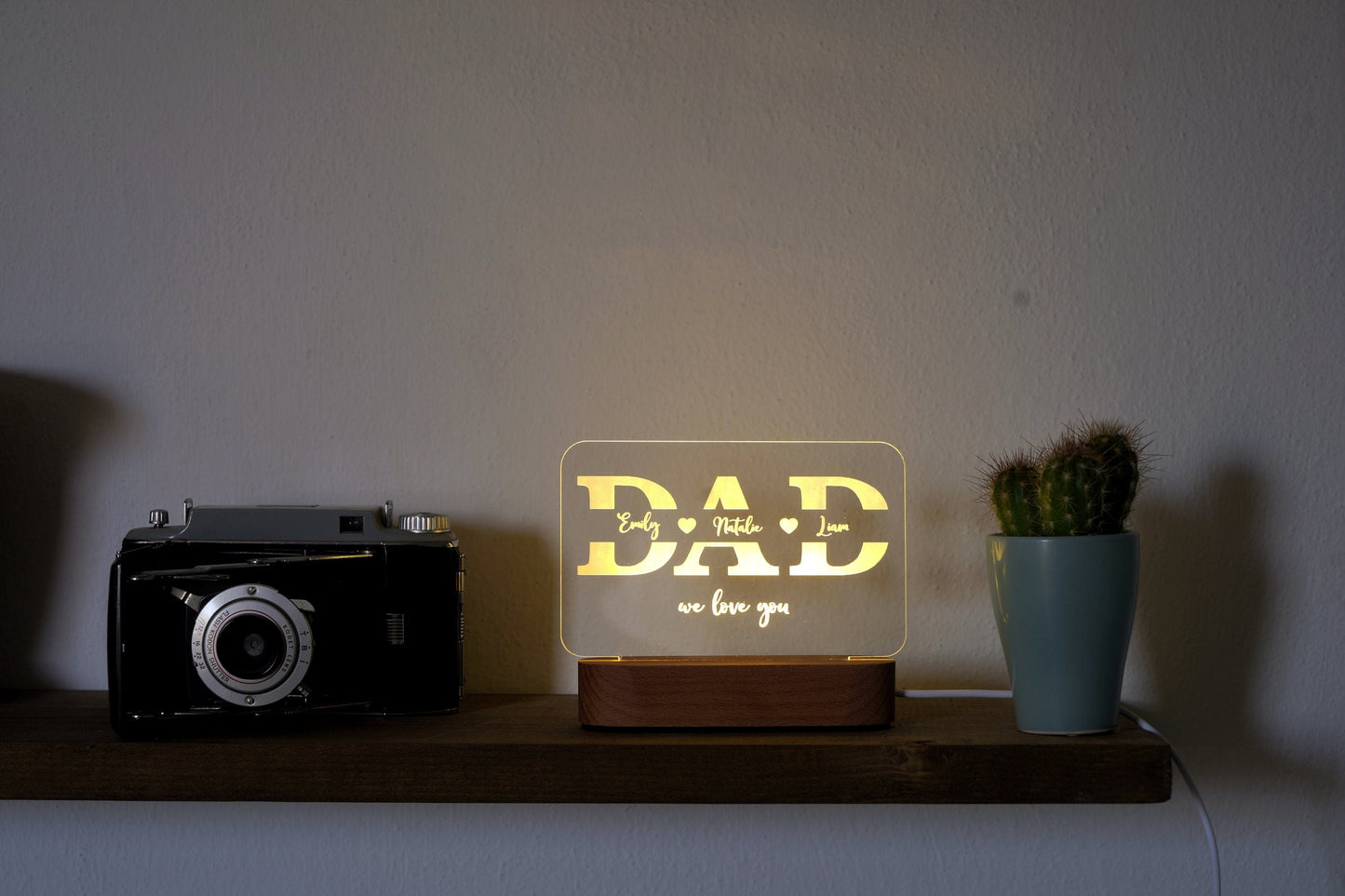 Gift idea for dad - night light for daddy