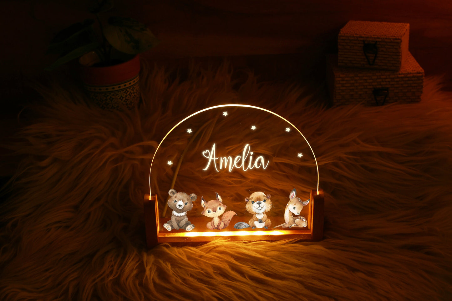 Custom Night Light with Name for Kids - Gifts for Nephew