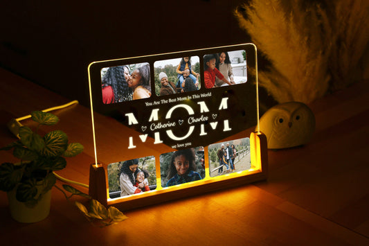 Personalized Photo Gift for Mom from Daughter - Custom Photo Birthday Gift for Mother