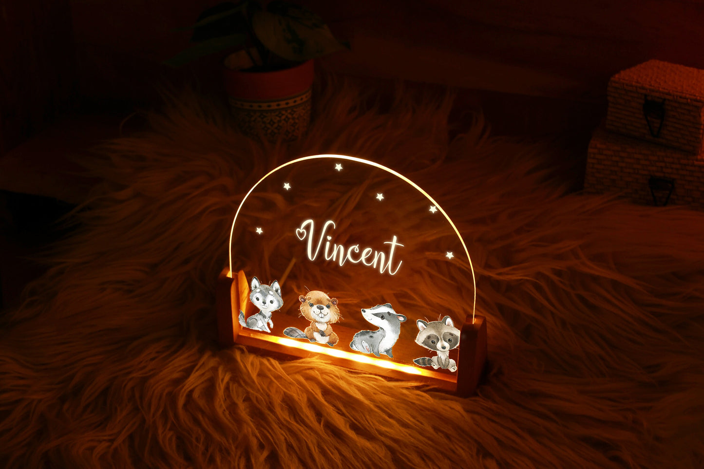 Custom Night Light with Name for Kids - Gifts for Nephew