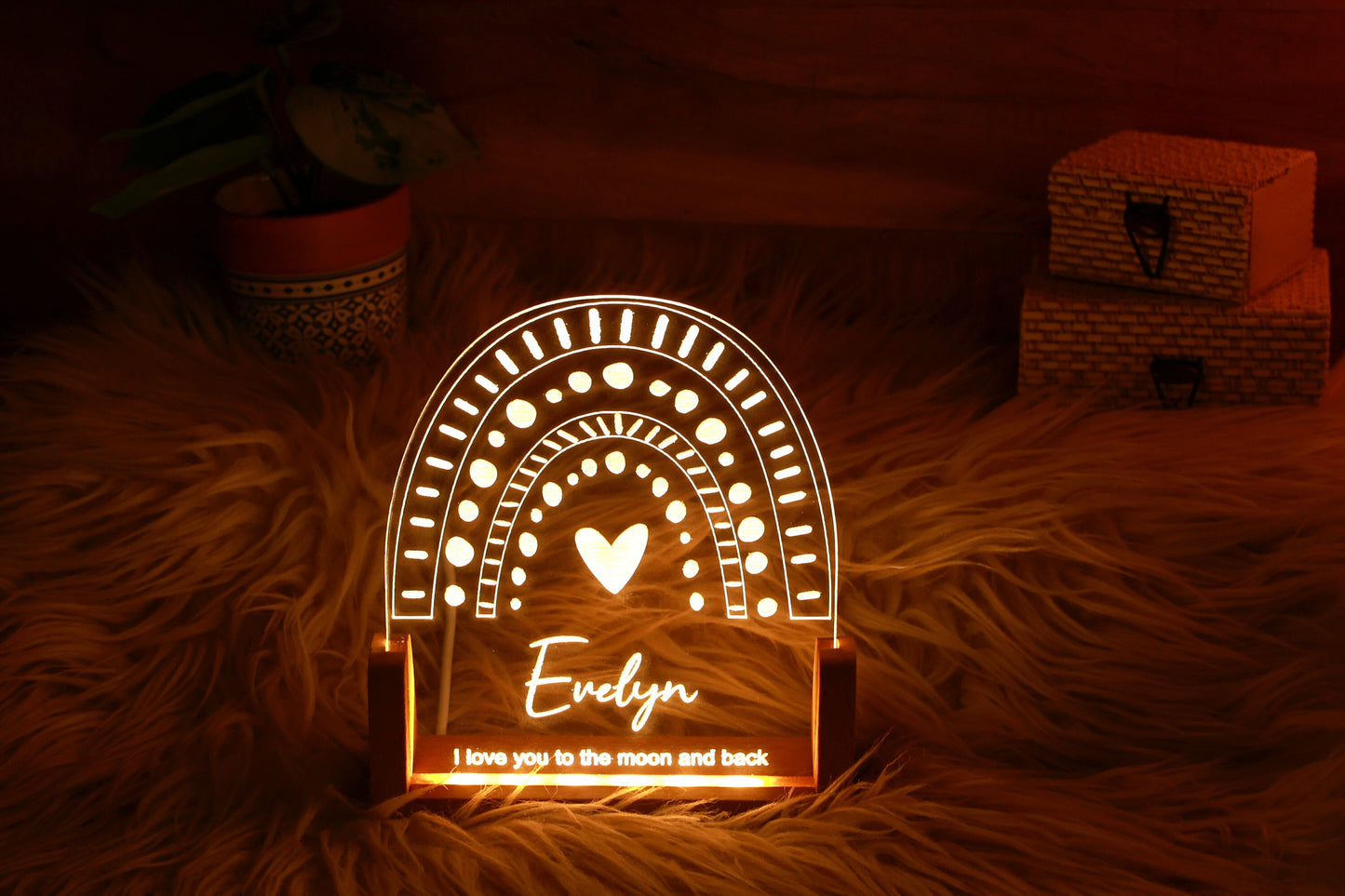 Kid Nightlight Name Personalized Christmas Gift,