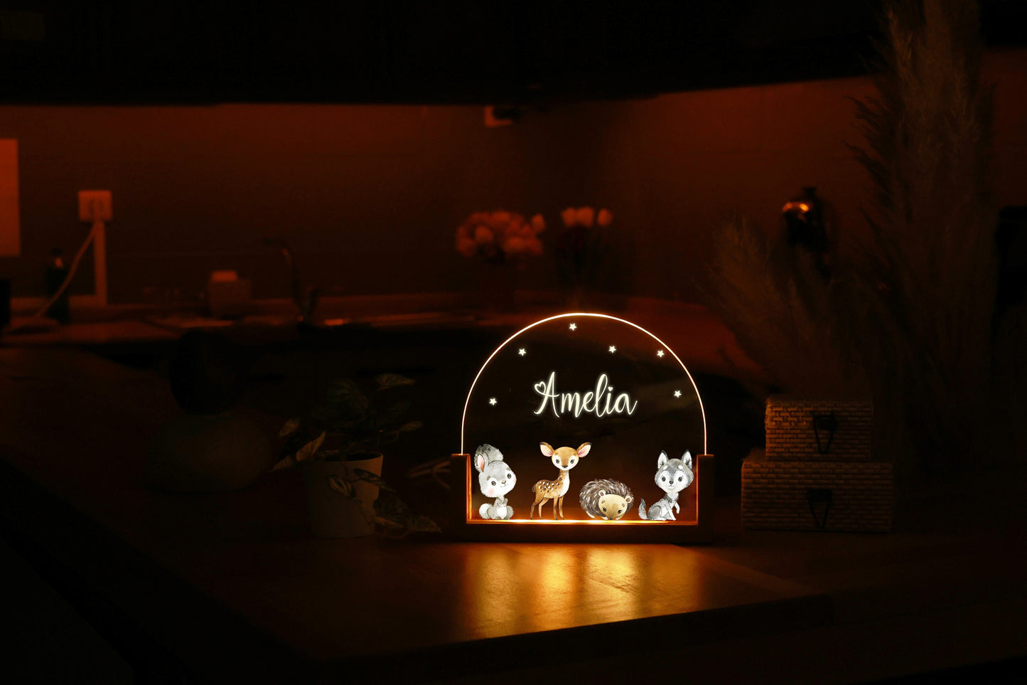 Custom Night Light with Name for Kids - Gifts for Nephew