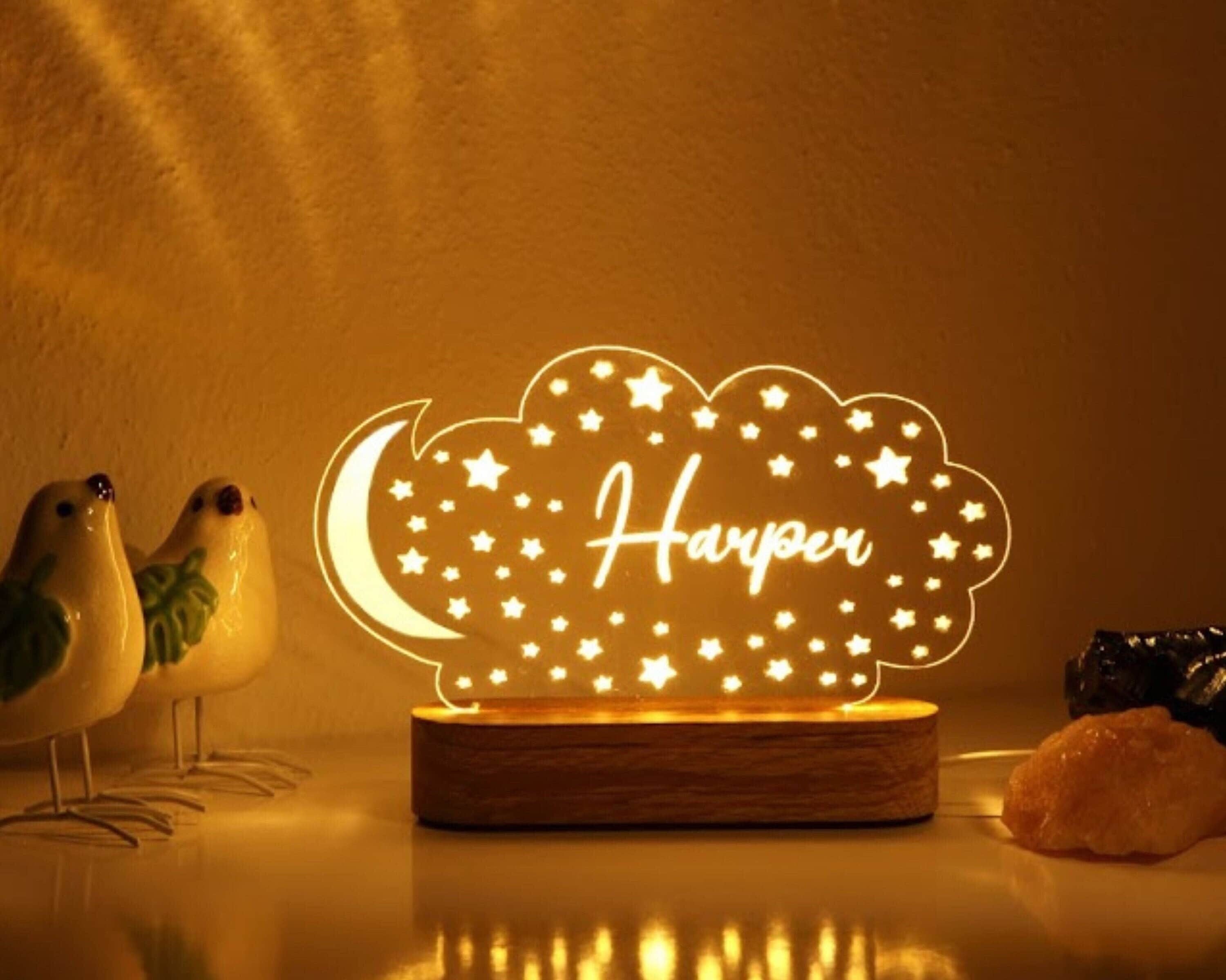 Custom Name Light Night Gift for Kids - Baby Name Light